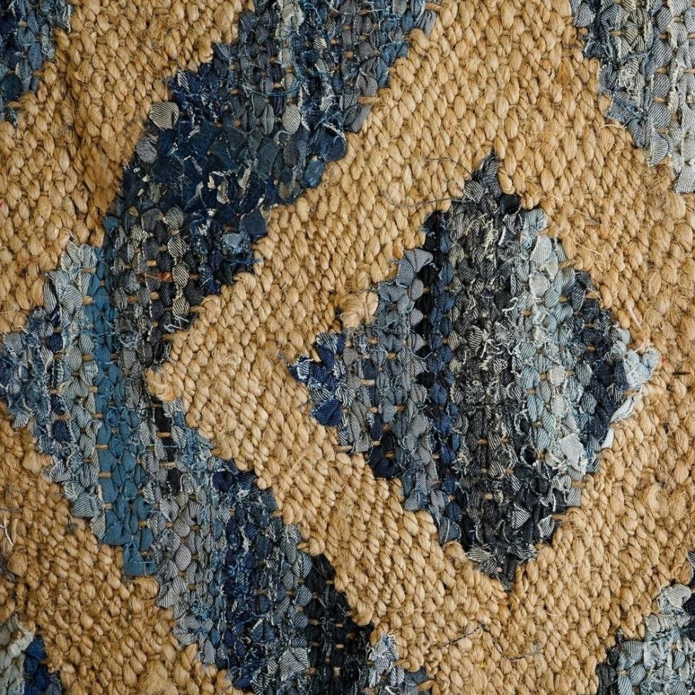 Tappeto Denim in canapa e iuta - immagine 4