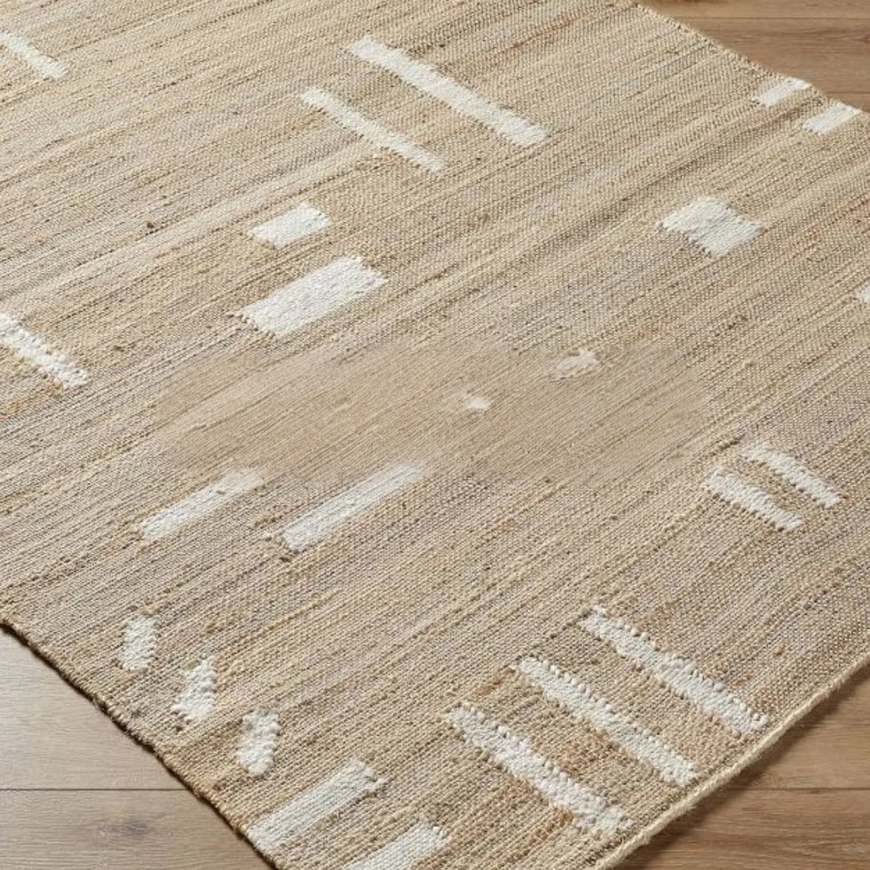 Tappeto in cotone e iuta per il soggiorno - immagine 2